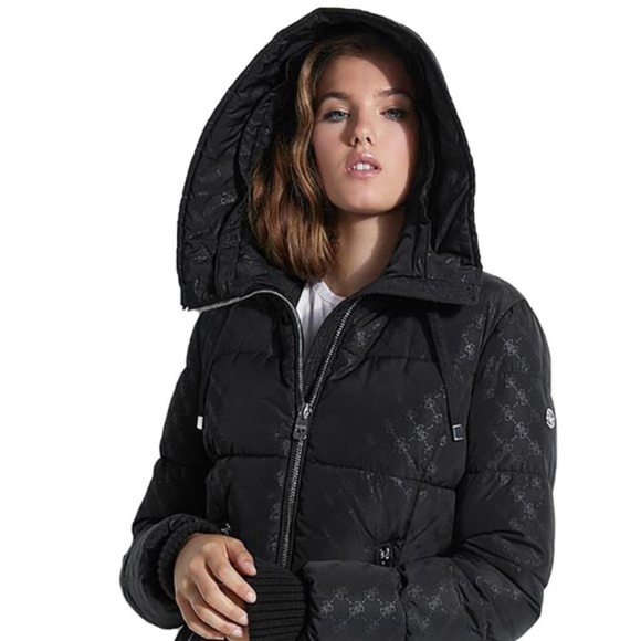 NEW GUESS Nataly Logo Puffer Women's Jacket - Picture 9 of 10